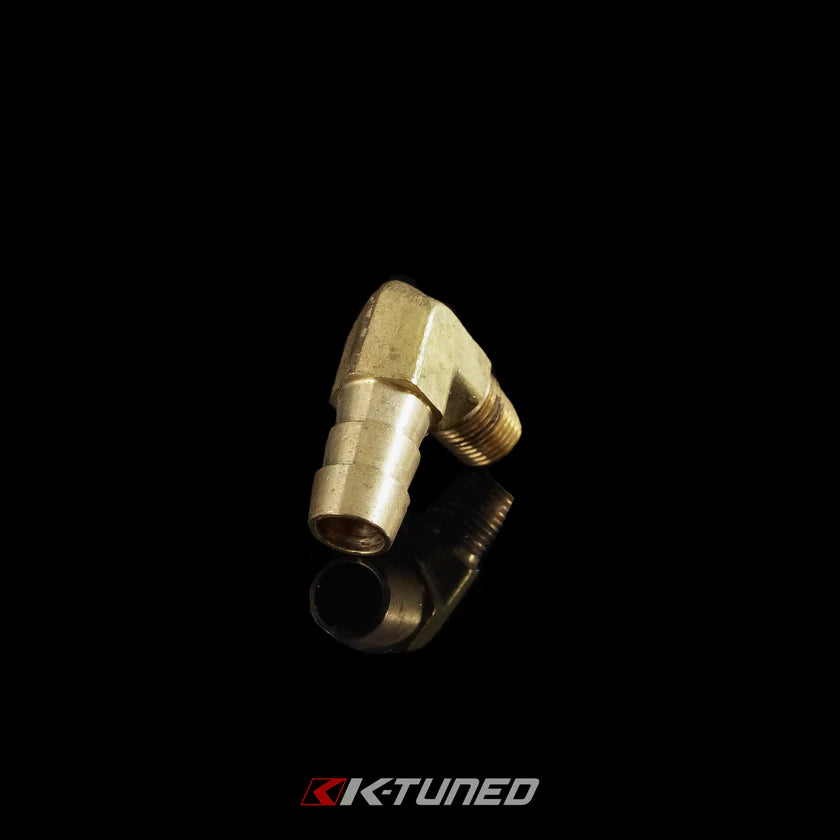1/8 NPT 90 Degree to 3/8 Barb Fitting